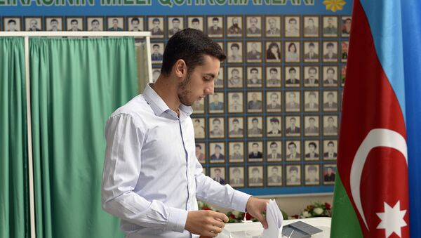 Выборы в Азербайджане, фото из архива - Sputnik Узбекистан