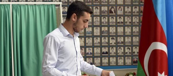 Выборы в Азербайджане, фото из архива Выборы в Азербайджане, фото из архива - Sputnik Узбекистан