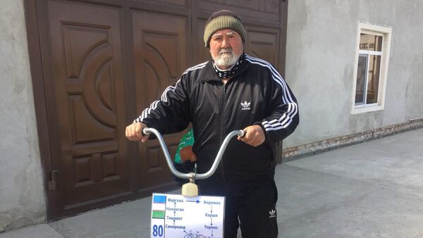 Кудратов Мухаммад Кулназарович - 70 летний велопутешественник из Узбекистана - Sputnik Ўзбекистон
