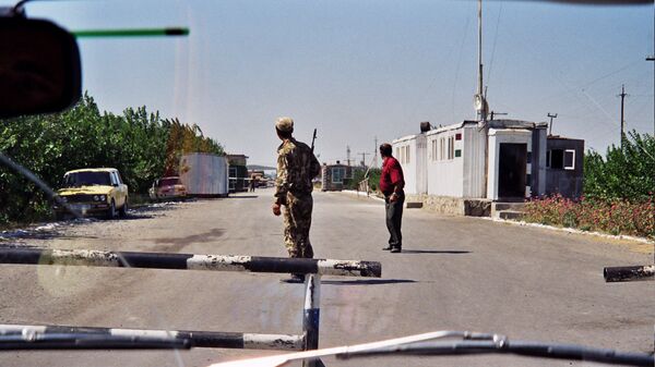 На таджикско-узбекской границе. Архивное фото - Sputnik Узбекистан