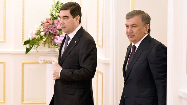 Президент Узбекистана Шавкат Мирзиёев и Президент Туркменистана Гурбангулы Бердымухамедов - Sputnik Узбекистан