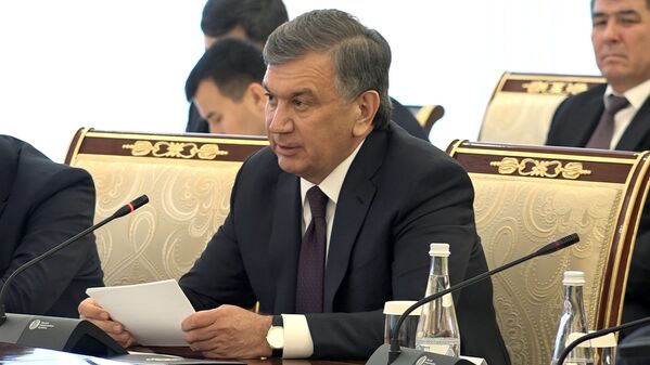 Президент Узбекистана Шавкат Мирзиёев на переговорах с главой Туркменистана Гурбангулы Бердымухамедовым - Sputnik Узбекистан