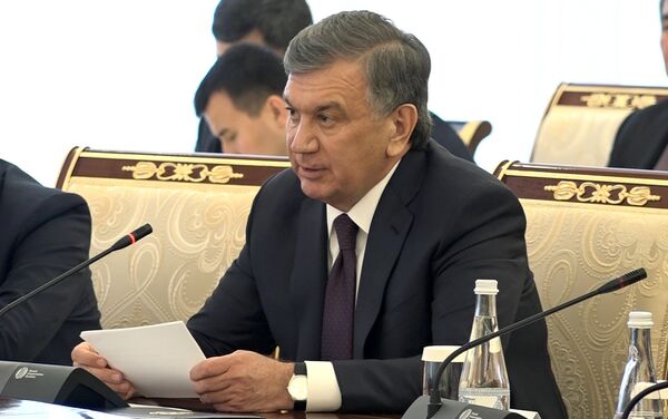 Президент Узбекистана Шавкат Мирзиёев на переговорах с главой Туркменистана Гурбангулы Бердымухамедовым - Sputnik Узбекистан