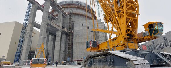 Строящаяся атомная электростанция Строящаяся атомная электростанция - Sputnik Ўзбекистон