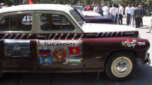 Автопробег с участием автмобилей Победа прибыл в Ташкент - Sputnik Узбекистан