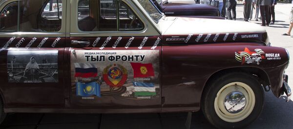 Автопробег с участием автмобилей Победа прибыл в Ташкент - Sputnik Узбекистан