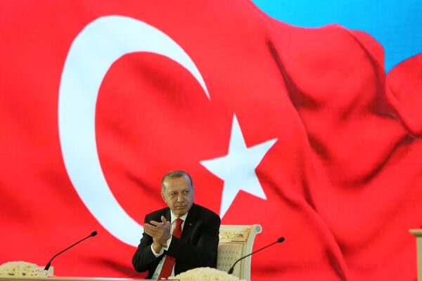 Президент Турции во время визита в Узбекистан - Sputnik Узбекистан