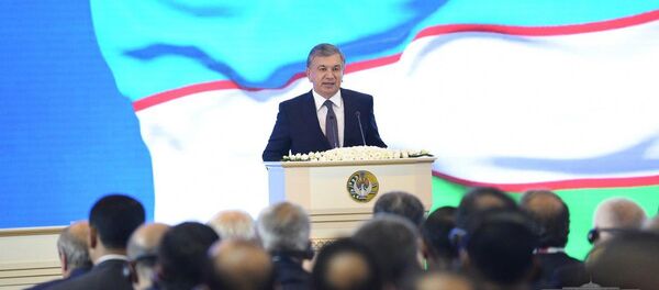 Президент Узбекистана Шавкат Мирзиёев Президент Узбекистана Шавкат Мирзиёев - Sputnik Узбекистан