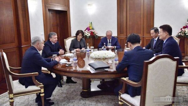 Prezident Respubliki Uzbekistan Shavkat Mirziyoyev prinyal delegatsiyu Respubliki Koreya - Sputnik O‘zbekiston