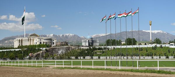 Панорама на город Душанбе, архивное фото Панорама на город Душанбе, архивное фото - Sputnik Ўзбекистон