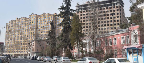 Новостройки в городе Душанбе, архивное фото Новостройки в городе Душанбе, архивное фото - Sputnik Узбекистан