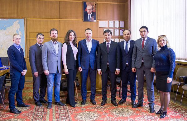 Председатель Центрального Совета Союза молодежи Узбекистана Бекназаров Камолиддин Председатель Центрального Совета Союза молодежи Узбекистана Бекназаров Камолиддин - Sputnik Узбекистан