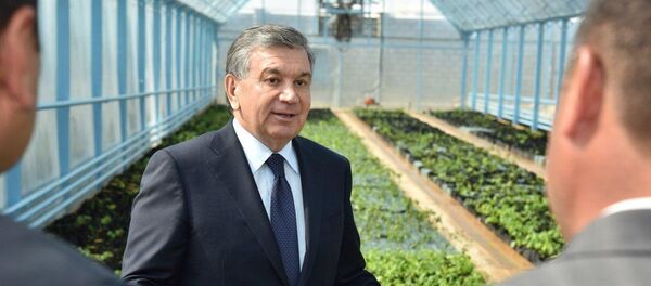 Шавкат Мирзиёев в Наманганской области - Sputnik Ўзбекистон