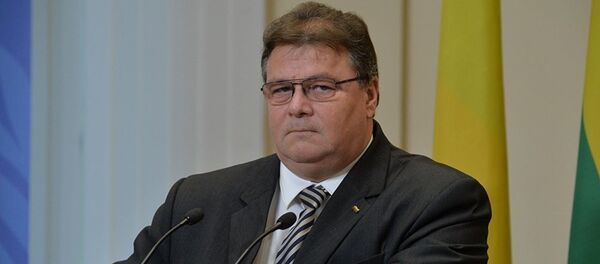 Министр иностранных дел Литвы Линас Линкявичус Министр иностранных дел Литвы Линас Линкявичус - Sputnik Узбекистан