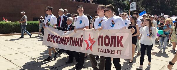 Акция Бессмертный полк в Ташкенте - Sputnik Узбекистан