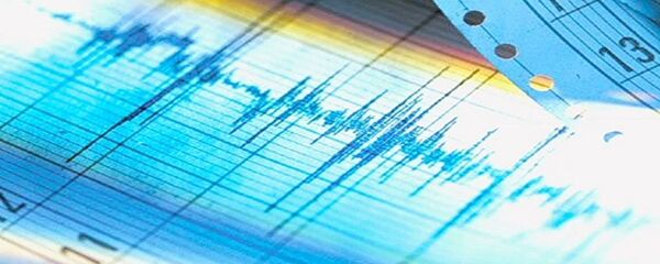 Показатели сейсмографа во время землетрясения Показатели сейсмографа во время землетрясения - Sputnik Ўзбекистон