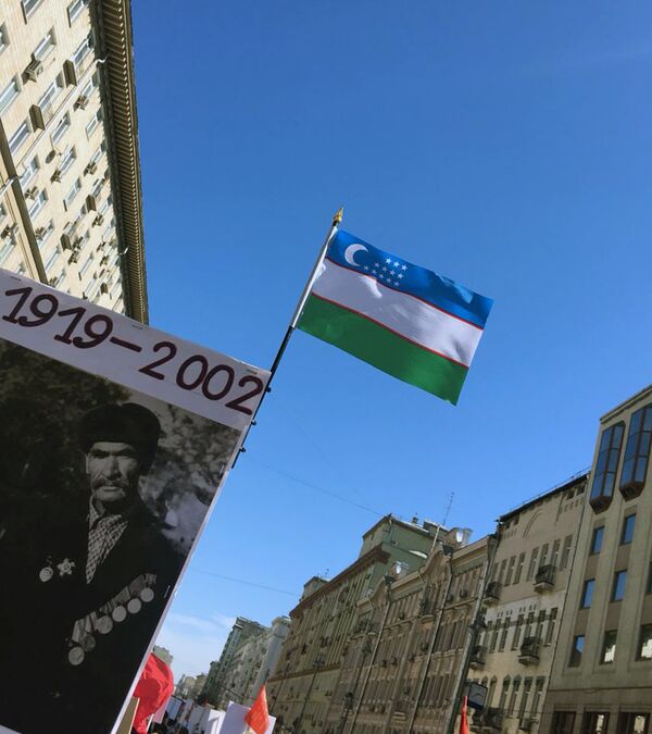 Акция Бессмертный полк в Москве - Sputnik Узбекистан