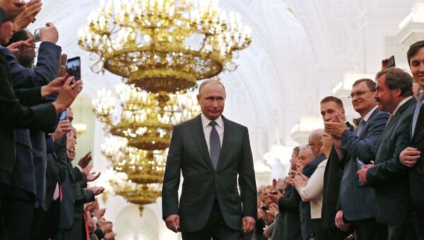 Инаугурация президента России В. Путина - Sputnik Узбекистан