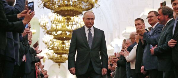 Инаугурация президента России В. Путина Инаугурация президента России В. Путина - Sputnik Узбекистан