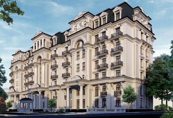 Проект многоэтажного дома в 8-м квартале Юнусабада в Ташкенте Проект многоэтажного дома в 8-м квартале Юнусабада в Ташкенте - Sputnik Узбекистан