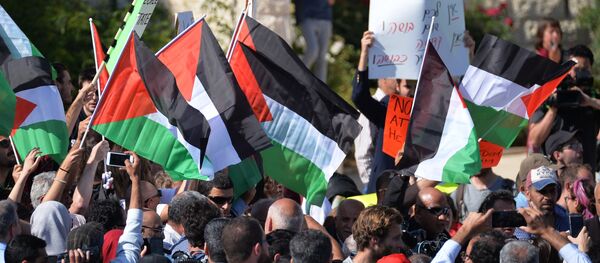 Протесты против переноса посольства США из Тель-Авива в Иерусалим - Sputnik Ўзбекистон