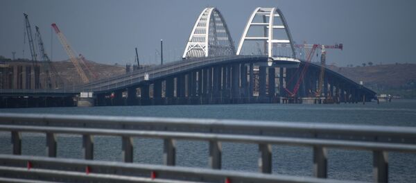 Открытие автомобильной части Крымского моста - Sputnik Узбекистан