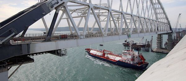 Қрим кўпригининг очилиши. Қрим кўпригининг очилиши. - Sputnik Ўзбекистон