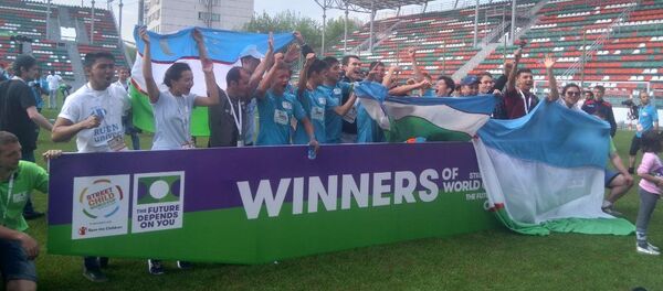 Сборная Узбекистана - победитель турнира Будущее зависит от тебя Сборная Узбекистана - победитель турнира Будущее зависит от тебя - Sputnik Ўзбекистон