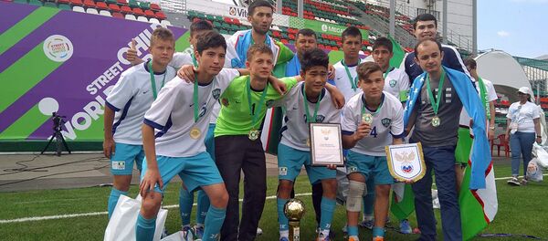 Международный турнир по футболу среди детей-сирот Будущее зависит от тебя - Sputnik Узбекистан