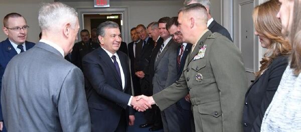 Шавкат Мирзиёев посетил Пентагон - Sputnik Ўзбекистон