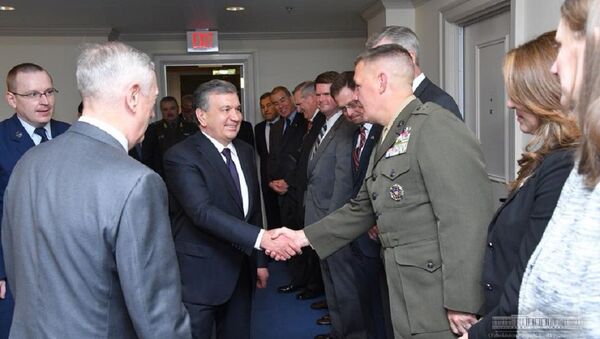 Shavkat Mirziyoyev posetil Pentagon - Sputnik Oʻzbekiston