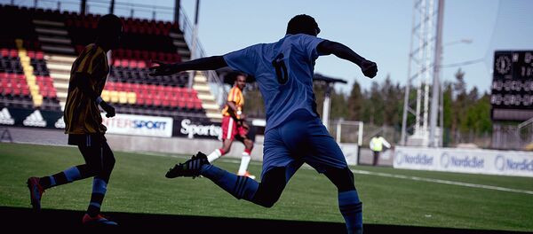 Футбольные игроки на поле Футбольные игроки на поле - Sputnik Узбекистан