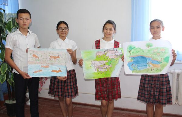 Возрожденный Арал: дети нарисовали будущее региона - Sputnik Узбекистан