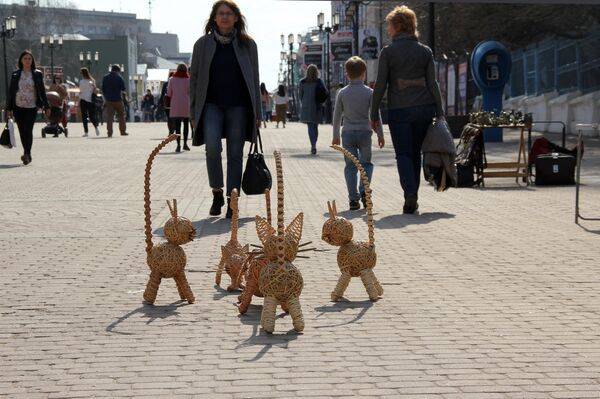 Пешеходная улица в Нижнем Новгороде - Sputnik Узбекистан