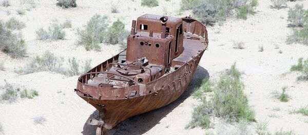 Stariy korabl na beregu Aralskogo morya - Sputnik O‘zbekiston
