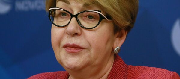 Руководитель Федерального агентства по делам СНГ, соотечественников, проживающих за рубежом, и по международному гуманитарному сотрудничеству Элеонора Митрофанова - Sputnik Узбекистан