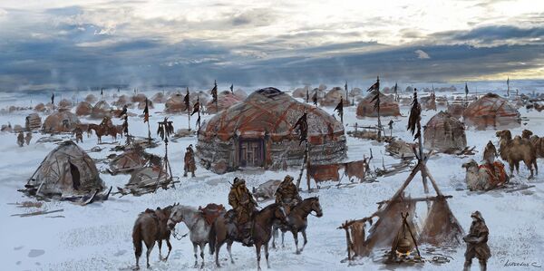 Художник Сергей Алибеков: я рисую образы фильмов - Sputnik Узбекистан