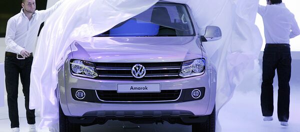 Презентация автомобиля VolksWagen Amarok Презентация автомобиля VolksWagen Amarok - Sputnik Ўзбекистон
