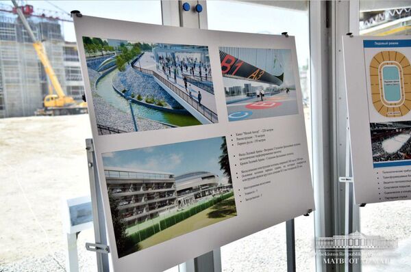 Лед круглый год: Мирзиёев осмотрел строящийся дворец спорта Хумо Арена Лед круглый год: Мирзиёев осмотрел строящийся дворец спорта Хумо Арена - Sputnik Узбекистан