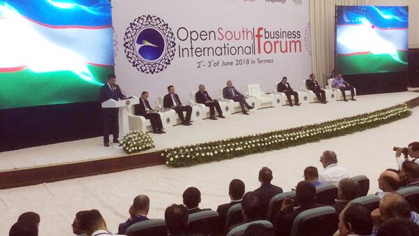 В Термезе состоялся Международный бизнес- форум Открытый Юг  - Sputnik Узбекистан