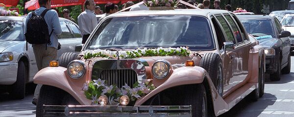 Свадебный кортеж. Свадебный кортеж. - Sputnik Ўзбекистон