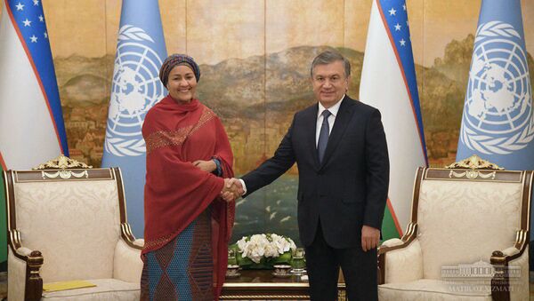Шавкат Мирзиёев встретился с первым заместителем Генерального секретаря ООН Аминой Мохамед - Sputnik Узбекистан