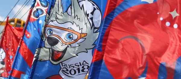 Талисман ЧМ-2018 волк Забивака - Sputnik Узбекистан