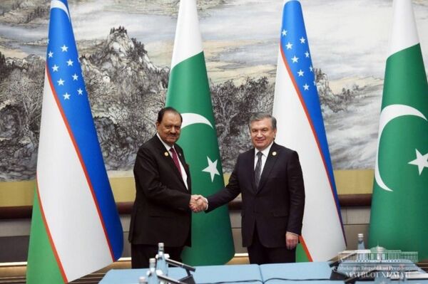 Президент Узбекистана Шавкат Мирзиёев  встретился с главой Пакистана Мамнуном Хусейном. - Sputnik Узбекистан