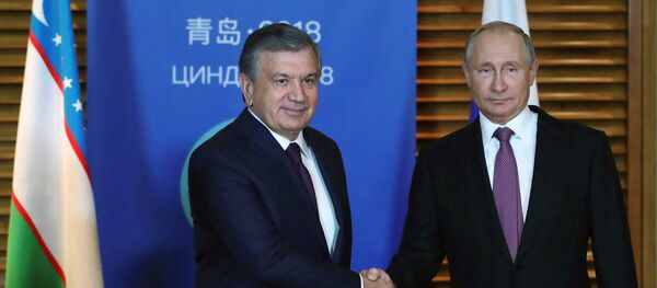 Президент РФ В. Путин на саммите ШОС в Китае Президент РФ В. Путин на саммите ШОС в Китае - Sputnik Ўзбекистон