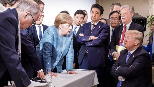 Фото, сделанное на полях саммита G7 - Sputnik Ўзбекистон