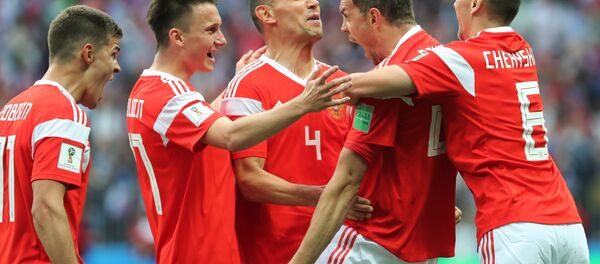 Футбол. ЧМ-2018. Матч Россия - Саудовская Аравия - Sputnik Узбекистан