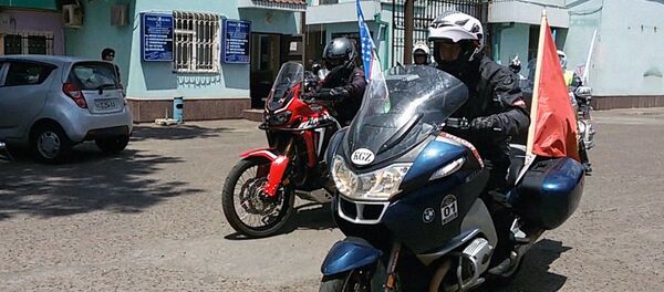 В Ташкенте стартовал международный мотопробег Путь кочевника - Sputnik Узбекистан