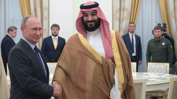 Prezident RF V. Putin vstretilsya s naslednim prinsem Saudovskoy Aravii M. ibn Salmanom Al Saudom - Sputnik O‘zbekiston