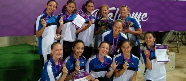 Сборная Узбекистана по синхронному плаванию в программе Highlight, набрав 75,63 балла, заняла второе место на соревнованиях, которые проходили в Греции  - Sputnik Узбекистан